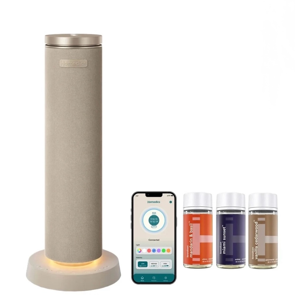 New! Homedics SereneScent Waterless Home Fragrance Diffuser